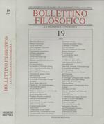 Bollettino filosofico, La rivista e l’università , n.19-2003