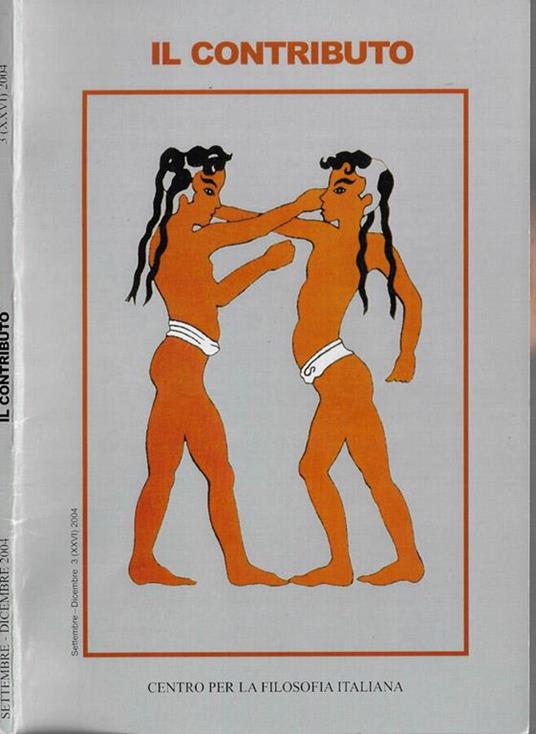 Il contributo N. 3 2004 - Giuseppe Prestipino - copertina