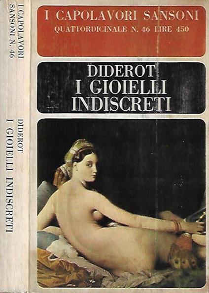 I gioielli indiscreti - Denis Diderot - copertina