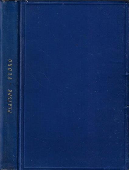 Fedro - Platone - copertina