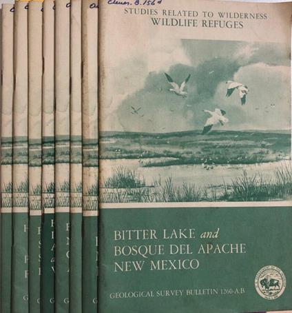 Studies related to wilderness-wildlife refuges - copertina