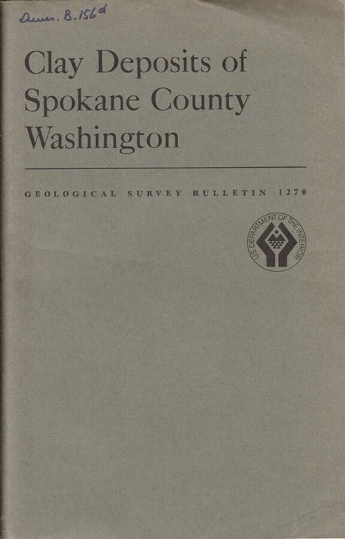 Clay deposits of Spokane County Washington - copertina