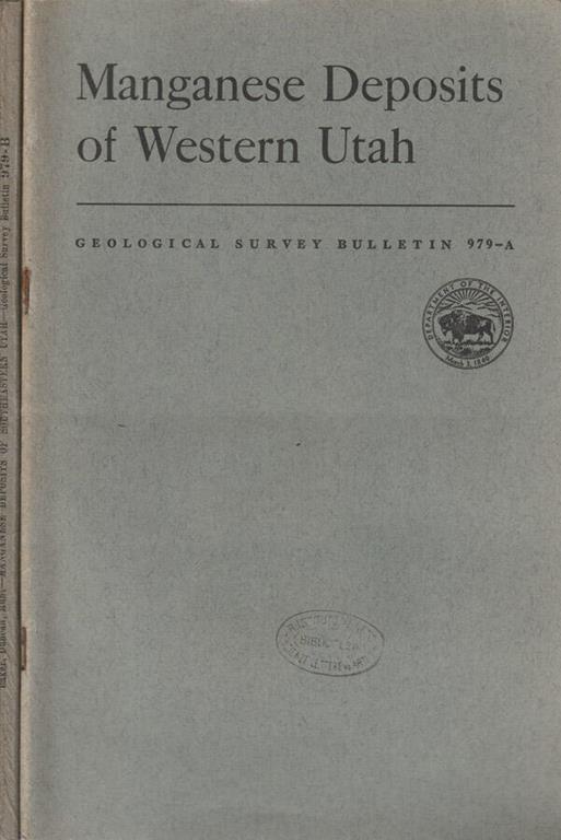Manganese deposits of Utah - copertina
