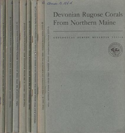 Contributions to general geology - copertina