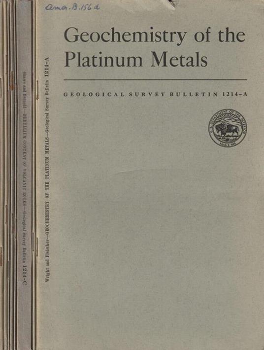 Contributions to geochemistry 1214 - copertina