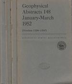 Geophysical abstracts 148