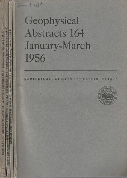 Geophysical abstracts 164 - copertina