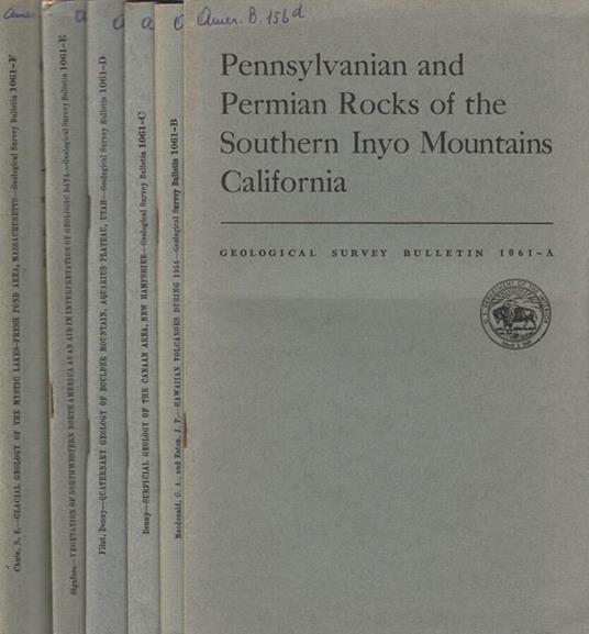 Contribution to general geology 1061 - copertina