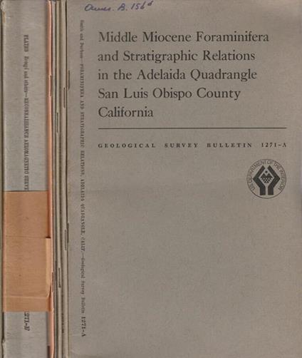 Contributions to general geology 1271 - copertina