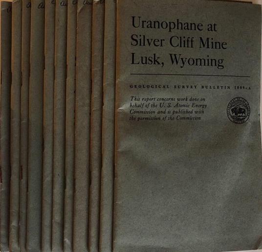 Contributions to the geology of uranium - copertina