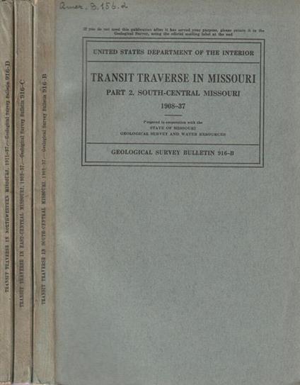 Transit traverse in Missouri - copertina