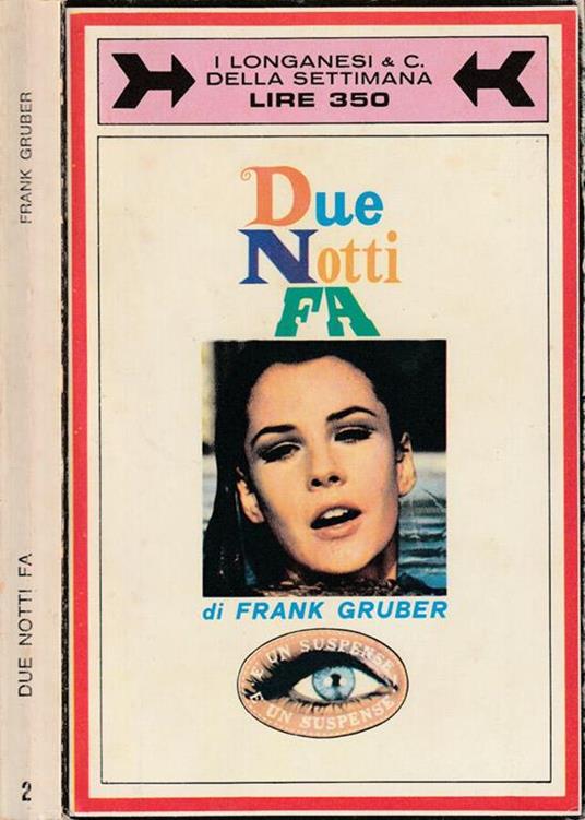 Due notti fa - Frank Gruber - copertina
