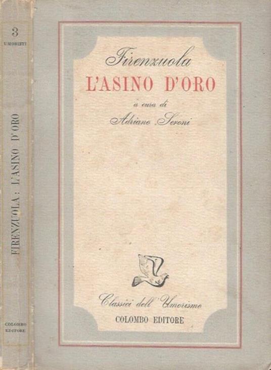 L' asino d'oro - Agnolo Firenzuola - copertina