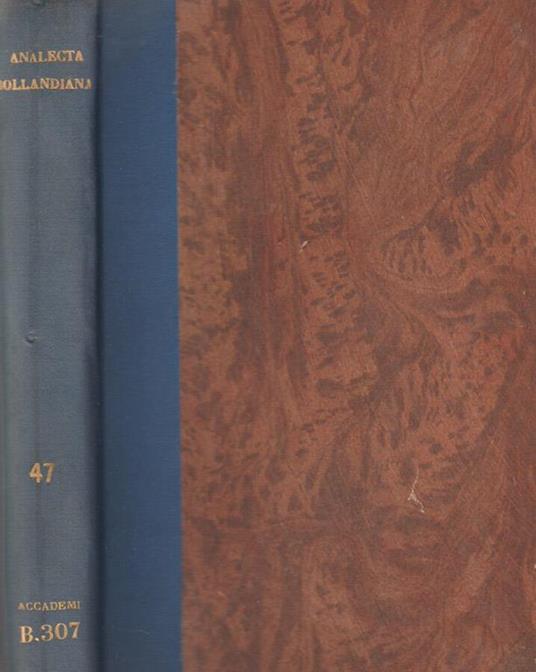 Analecta Bollandiana - Angelico da Civitavecchia - copertina