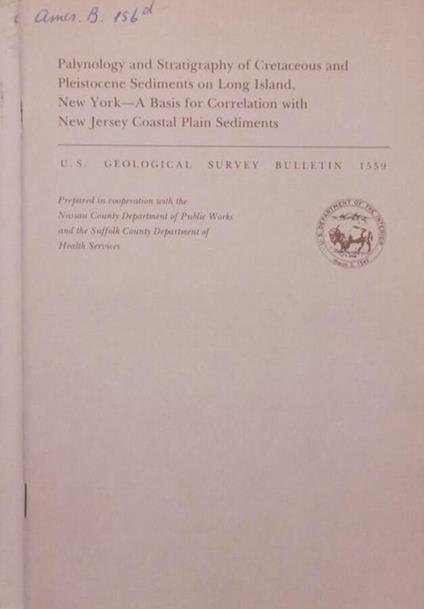 Geological Survey Bulletin 1559,1560 - copertina