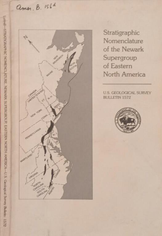Startigraphic Nomenclature of the Newark Supergroup of Eastern North America - copertina