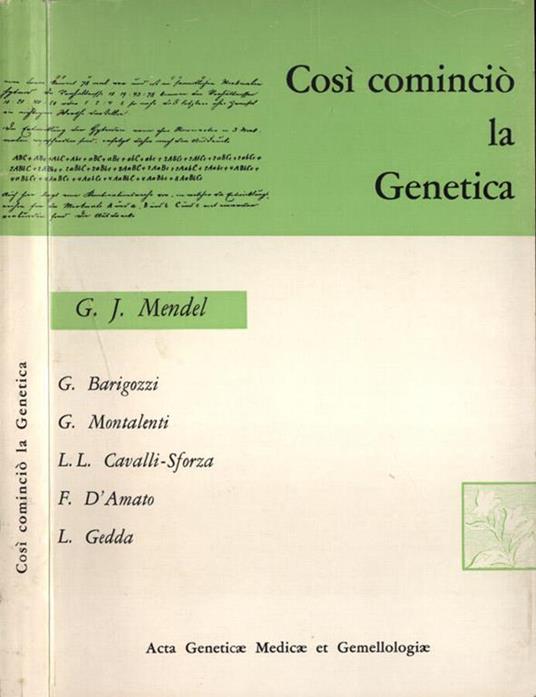 Così cominciò la genetica - copertina