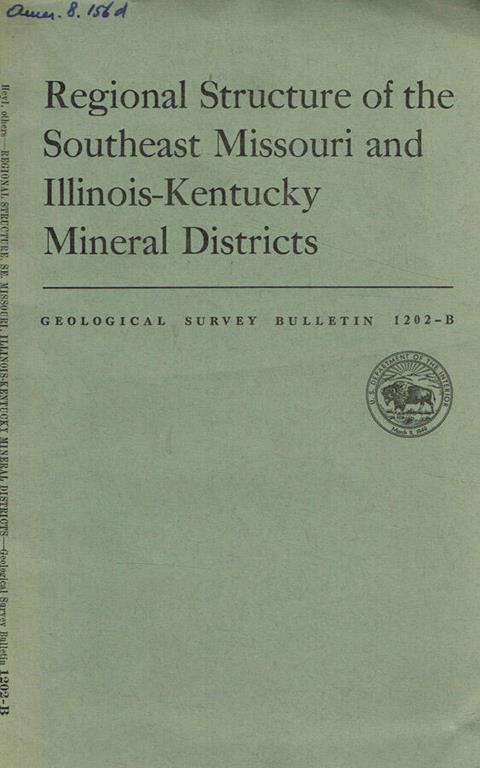 Regional structure of the southeast missouri and illinois-kentucky mineral districts - copertina