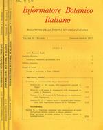 Informatore botanico italiano. Bollettino della societa botanica italiana. Vol.9, fasc.1, 2, 3, anno 1977