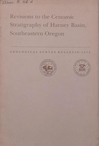 Revision to the Cenozoic Stratigraphy of Harney Basin, Southeastern Oregon - copertina