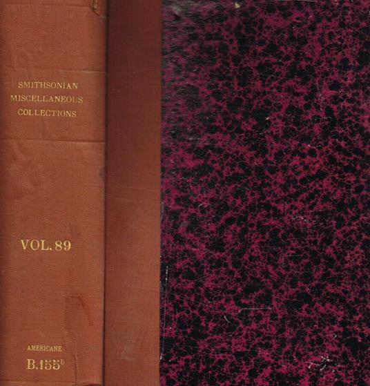 Smithsonian Miscellaneous collections vol.89 - copertina