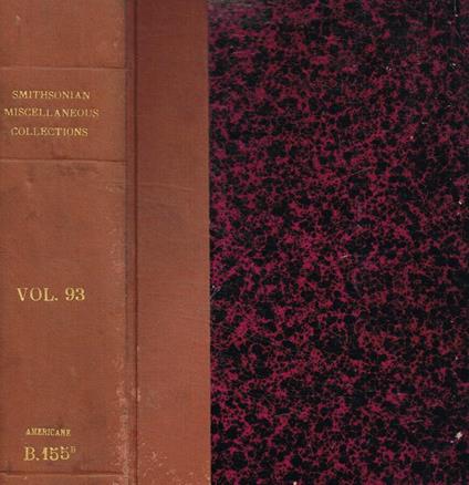 Smithsonian miscellaneous collections. Vol. 93 - copertina