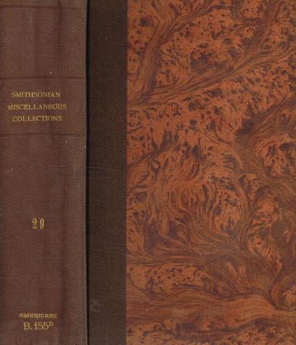 Smithsonian miscellaneous collections vol. XXIX - copertina