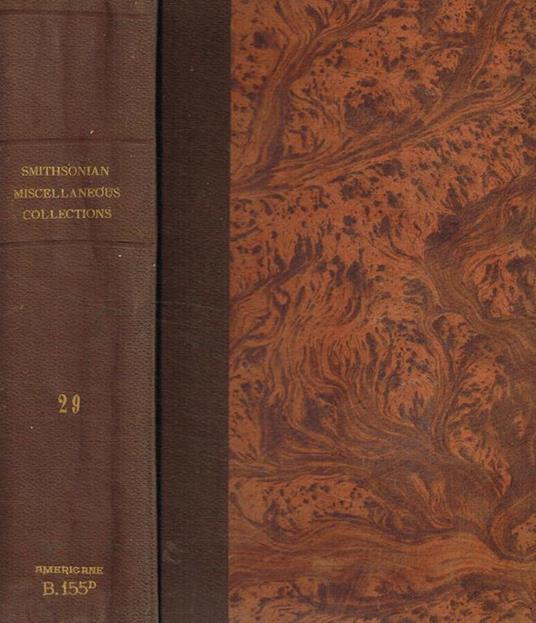 Smithsonian miscellaneous collections vol. XXIX - copertina