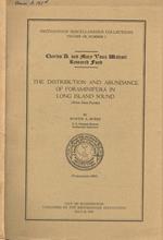 Charles D.and Mary Vaux Malcott research fund. The distribution and abundance of foraminifera in long island sound