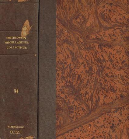 Smithsonian miscellaneous collections vol. 54 - copertina