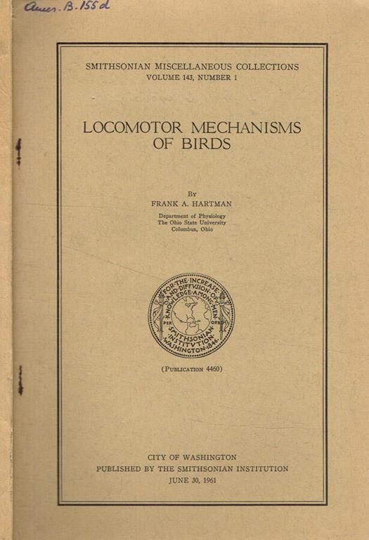 Locomotor mechanisms of birds - copertina