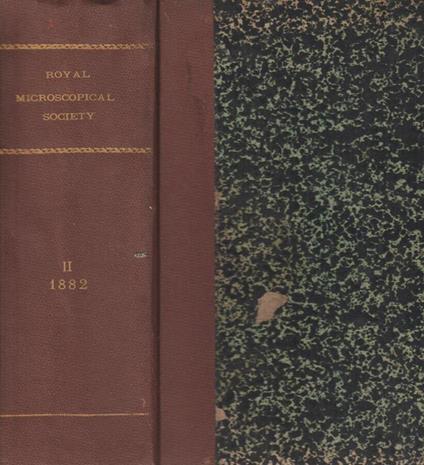 Journal of the Royal Microscopical Society containing its transactions and proceedings, and a summary of current researches relating to Zoology and Botany - Angelico da Civitavecchia - copertina