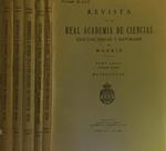 Revista de la Real Academia de Ciencias exactas, fisicas y naturales de Madrid