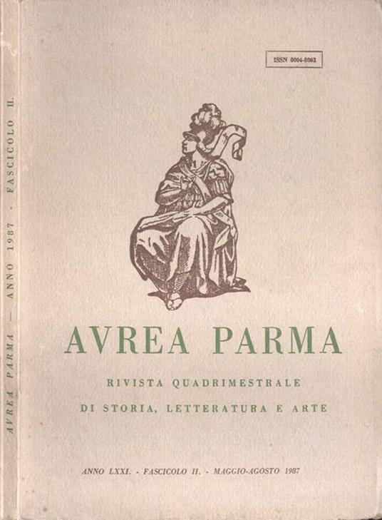 Aurea Parma Anno LXXI, Fasc. II - copertina