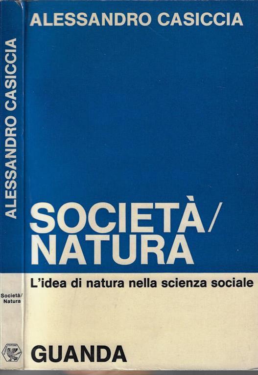 Società/Natura - Alessandro Casiccia - copertina