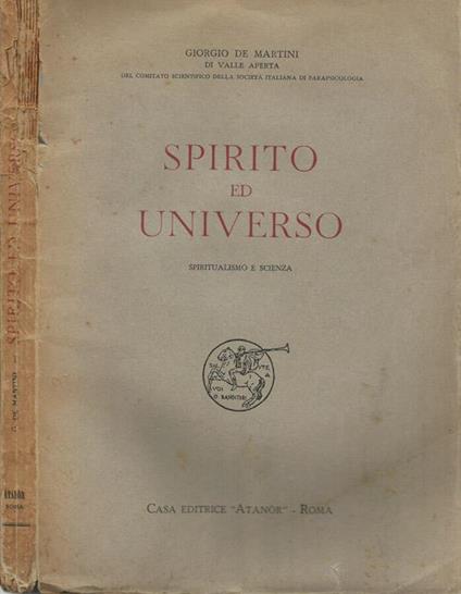 Spirito ed Universo - copertina