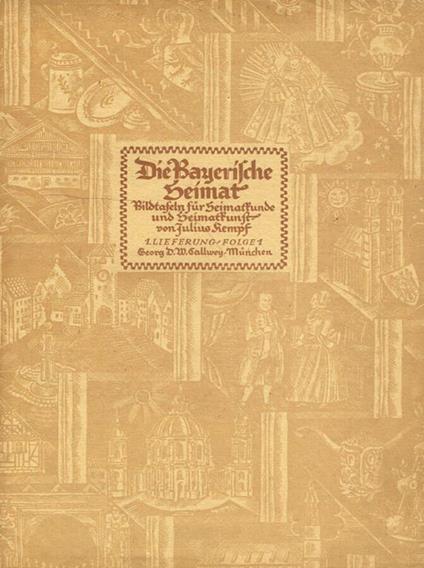 Die Bayerische Heimat - Julius Kempf - copertina