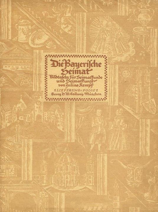 Die Bayerische Heimat - Julius Kempf - copertina