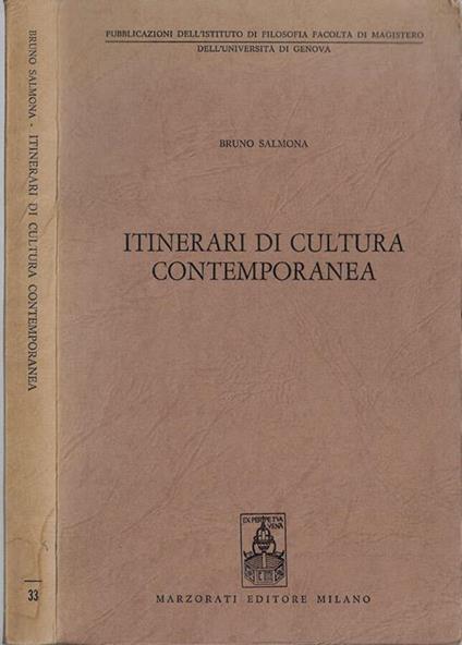 Itinerari di cultura contemporanea - Bruno Salmona - copertina