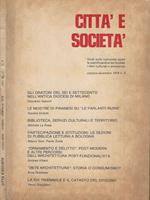 Città e Società - n. 4, ottobre-dicembre 1979