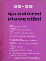 Quaderni piacentini, anno XV, n.58-59