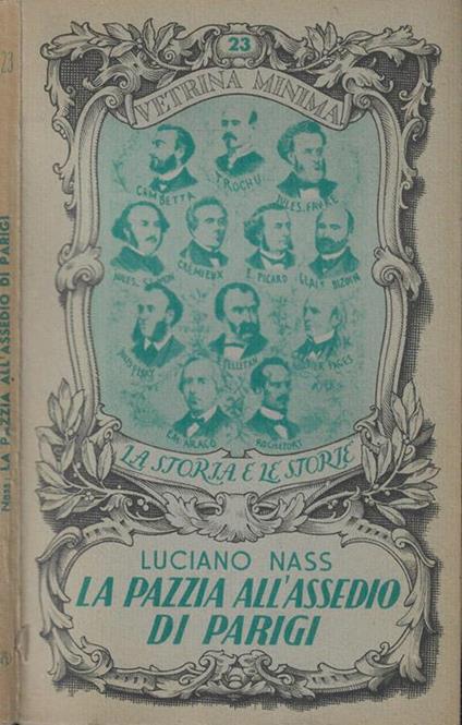 La pazzia all'assedio di Parigi - Lucien Nass - copertina