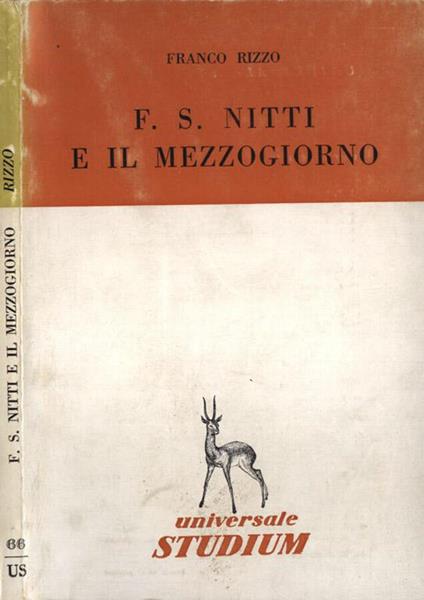 F. S. Nitti e il Mezzogiorno - Franco Rizzo - copertina