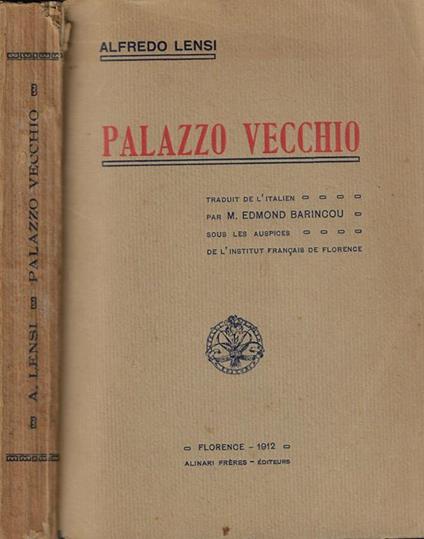 Palazzo Vecchio - Alfredo Lensi - copertina