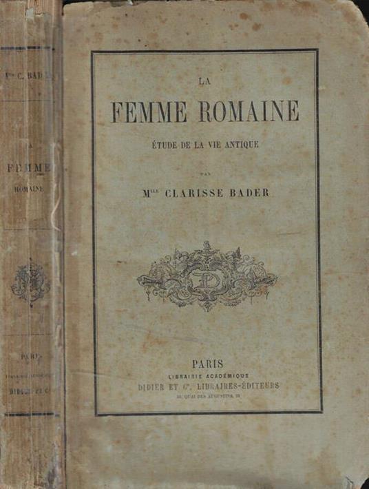 La femme romaine - copertina