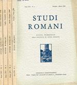 Studi Romani. Rivista trimestrale dell'istituto nazionale di studi romani anno XVI, 1968, 4voll