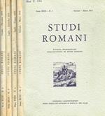 Studi Romani. Rivista trimestrale dell'istituto nazionale di studi romani. Anno XXIII, 1975, 4voll