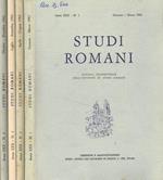 Studi Romani. Rivista trimestrale dell'istituto nazionale di studi romani anno XXX, 1982, 4voll
