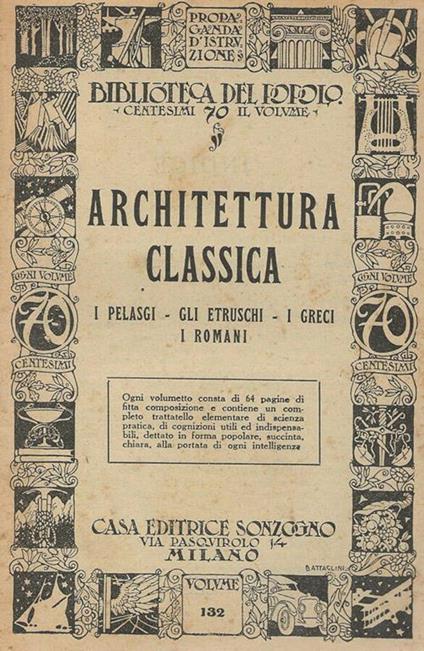 Architettura classica - copertina