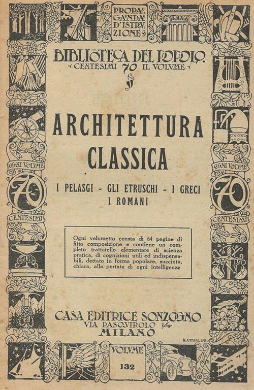 Architettura classica - copertina